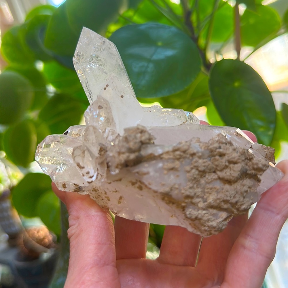 Clear Quartz Crystal Cluster